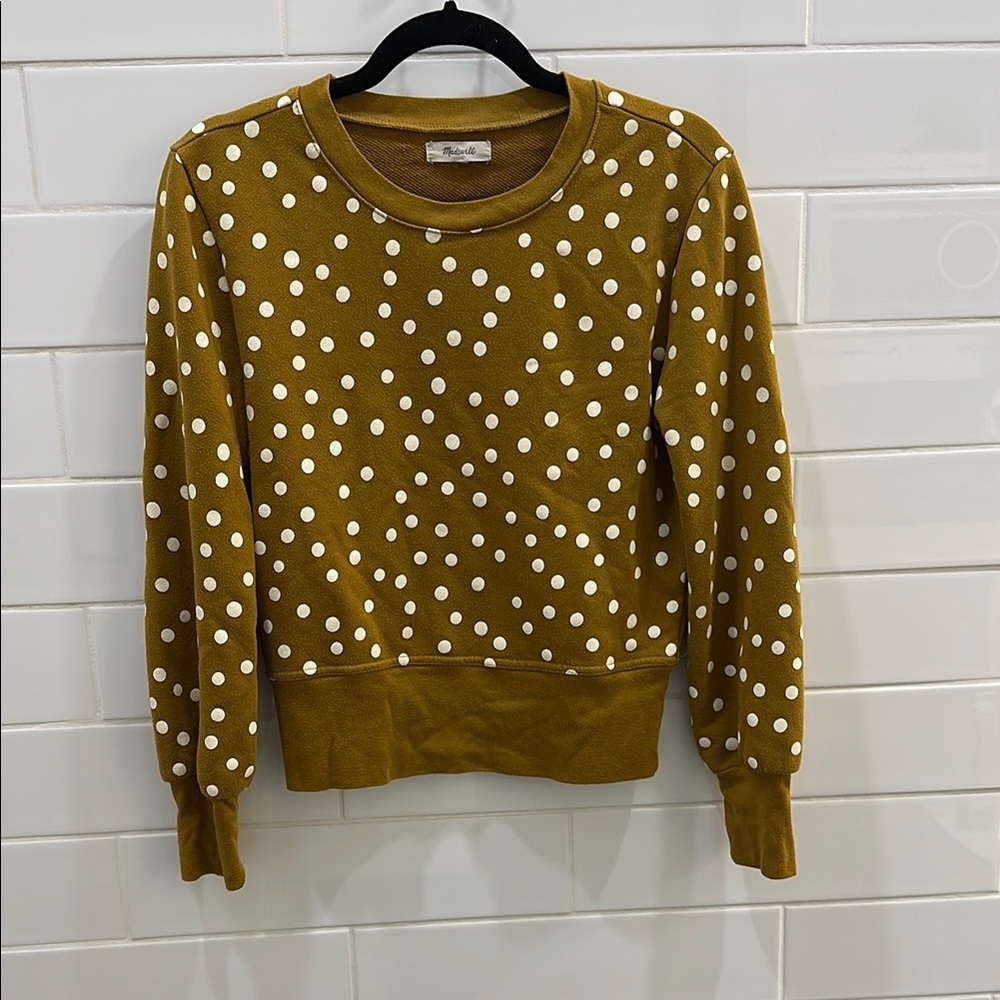 Madewell Polka Dot Sweatshirt